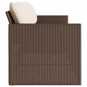 ชุดโซฟาสวนสีน้ำตาลและสีครีมขาว - Product Image 5