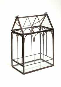 Farol de Hierro y Vidrio para Decoración del Hogar, Portavelas de Metal Duradero para Uso en Interiores o Exteriores - Product Image 1