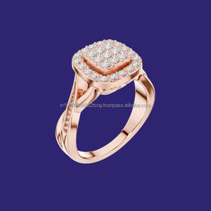 Hamilton jewellers Women's 14K NFC Smart Ring พร้อม Lab Grown Diamond สำหรับการชำระเงินแบบไร้สัมผัส (สไตล์พื้นเมือง) - Product Image 1