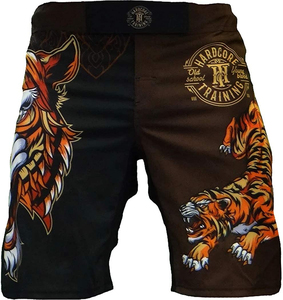 Pantalones Cortos Ligeros de MMA para Hombre, de Secado Rápido, para Deportes de Contacto, Kickboxing, BJJ, Lucha, Gimnasio, de NOGI, 100% Poliéster, Diseño Sólido - Product Image 4