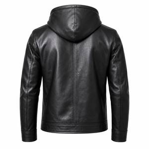 Veste en cuir sur mesure en toile, matériau véritable de qualité supérieure, mode masculine, coupe confortable, vêtements de luxe, vente en gros - Product Image 6