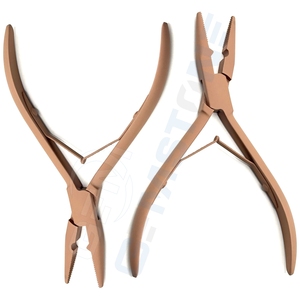 Pince professionnelle pour extensions capillaires 5,5 pouces, outil de sertissage pour micro-anneaux et nano-perles, pince à bec plat pour extensions et outil de retrait - Product Image 4