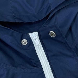 Custom Winter <b>Thin</b> Nonwoven Hooded <b>Jacket</b> <b>Waterproof</b> Fabric Design Logo Sports Training Running <b>JACKET</b> - Product Image 4