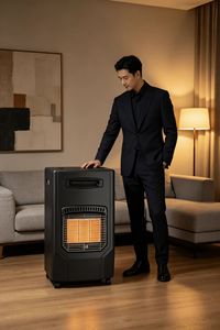 <span class=keywords><strong>Chauffage</strong></span> d'<span class=keywords><strong>appoint</strong></span> portable au <span class=keywords><strong>gaz</strong></span> GPL à brûleur unique pour intérieur avec fenêtre de <span class=keywords><strong>chauffage</strong></span> auxiliaire <span class=keywords><strong>infrarouge</strong></span> en céramique – <span class=keywords><strong>Chauffage</strong></span> au <span class=keywords><strong>gaz</strong></span> OEM - Product Image 4