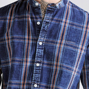 Camisas de franela directamente de fábrica, hechas a medida, de algodón suave a cuadros para hombre, manga larga, informales, al por mayor - Product Image 5