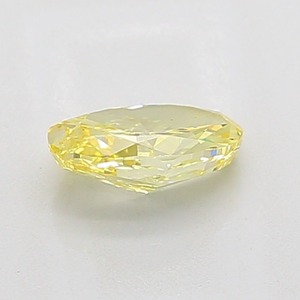 Diamant ovale 1,02 carat, jaune vif fantaisie, pureté VS2, excellente taille, diamant certifié pour bijoux fins et bagues de fiançailles - Product Image 3