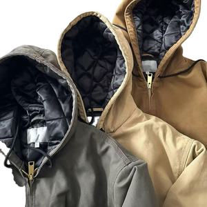 Veste en jean multi-poches délavée pour homme, style streetwear tendance, coupe ample et couleur unie, chemise en jean délavé - Product Image 2