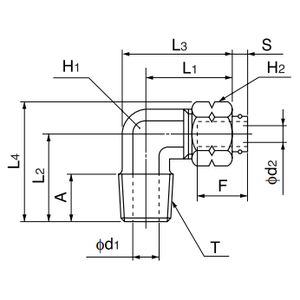NITTA Quick Seal L4N6X4.5 Conducto y montaje - Product Image 3
