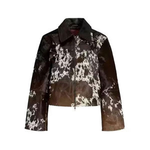 Chaqueta de Invierno para Hombre de Cuero Genuino de Alta Calidad con Pelo, Logotipo Personalizado, Resistente al Viento e Impermeable, Venta al Por Mayor - Product Image 1