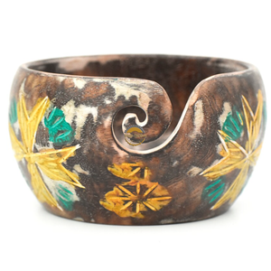 Cuenco de Hilo de Madera Estilo Antiguo, de Teca Pulida Jali, con Decoración Tallada Ovalada, Soporte para Regalos, Hogar, Cocina, Animal, de AYAANS - Product Image 5