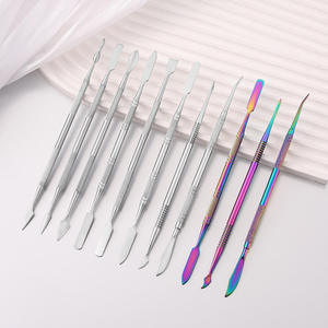 Kit de Sculpture en Acier Inoxydable pour Ongles, Outils de Gravure pour Argile Légère et Cire, 3-5 Pièces - Product Image 1