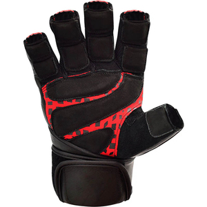 Gants de musculation robustes personnalisés avec étiquette privée et bandes de maintien pour les poignets, pour les marques d'équipements de gym professionnels - Product Image 3