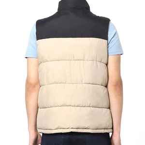 Nuevo Chaleco Acolchado para Hombre, Impermeable, con Cuello Alto y Cierre de Cremallera, Chaleco Cálido sin Mangas, Precio al por Mayor - Product Image 3