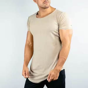 Nouveauté T-shirt Homme Oversize 100% Polyester Imprimé Personnalisé Uni Style Sportif Long Technique Puff Prix Abordable - Product Image 3