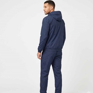 Ensemble personnalisé pour homme, veste à col montant zippée en nylon respirant, pantalon de jogging, ensemble coupe-vent deux pièces, survêtements pour homme, logo personnalisé - Product Image 4