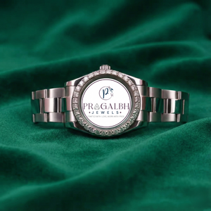 Reloj Automático Cuadrado de Moissanita, Reloj de Pulsera de Lujo para Hombre de Acero Inoxidable con Moissanita VVS Completa, Reloj de Moissanita - Product Image 1