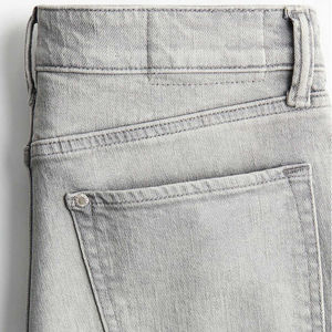 Pantalones Cortos de Mezclilla Rotos para Hombre, Cintura Media, con Cordón, Estilo Casual, de Algodón Tejido, de Secado Rápido, Transpirables, Bordados - Product Image 5