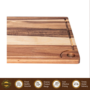 Tablas de Cortar y Picar de Madera de Acacia Sólida Hechas a Mano de la Mejor Calidad para Restaurantes, Cocinas y Uso Doméstico a Bajo Precio - Product Image 3