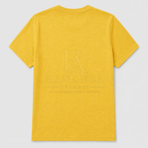เสื้อยืดประดับเพชรสำหรับผู้ชายทุกวัน วัสดุผ้าฝ้ายผสมที่สวมใส่สบาย ดีไซน์มีสไตล์ เหมาะสำหรับแฟชั่นลำลอง - Product Image 2