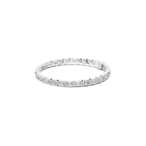 Bracelet tennis en moissanite de haute qualité avec coupe émeraude pour femmes et tenues de soirée, disponible au prix de gros - Product Image 1