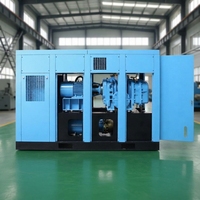 Compresseurs d'air industriels sans huile, rotatifs, à vis, 45 kW, avec variateur de vitesse (VSD), pour l'industrie alimentaire, chimique, ciment et instrumentation (OEM)