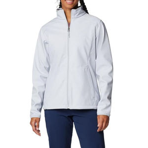 Veste en polaire gris clair unie pour femme, manches longues, col montant, fermeture éclair, imperméable, respirante, printemps, été, hiver - Product Image 4