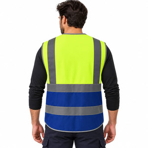 Gilet de sécurité haute visibilité personnalisé, vêtement de travail réfléchissant de haute qualité pour uniforme de sécurité haute visibilité - Product Image 4