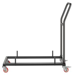 Carrello Porta Sedie in Metallo a Forma di L, Capacità 300 LBS, per 25 Sedie, Posizionamento Orizzontale, Carrello per Hotel - Product Image 5