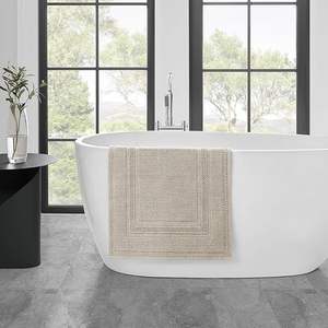 แผ่นรองพื้นกันลื่นสำหรับห้องอาบน้ำ ราคาขายส่ง ปรับแต่งได้ กันน้ำ แห้งเร็ว สีพื้น ไมโครไฟเบอร์ สำหรับห้องน้ำ - Product Image 3