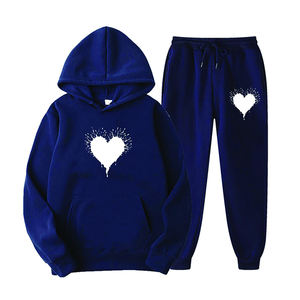 Venta al por mayor personalizar niños 2 piezas chándal conjuntos Sudadera con capucha y pantalones de chándal Jogger conjunto de ropa para niños - Product Image 1