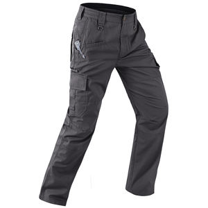 Pantalones Rectos y Cargo para Hombre, Pantalones de Senderismo Casuales con Múltiples Bolsillos, Ropa de Senderismo para Exteriores, Pantalones de Talla Grande para Hombre - Product Image 1