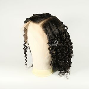 Couleurs personnalisées 100% Remy/Vierge Perruque de cheveux humains vietnamiens Full Lace Frontal 13*4 Transparent HD Lace Wave Style - Product Image 4