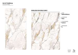 Carreaux de porcelaine de qualité export, surface collée, format 600x1200, carreaux grand format de luxe pour usage domestique et commercial - Product Image 4