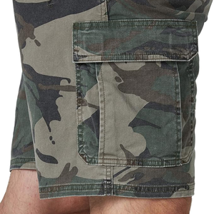 Pantalones Cortos Cargo de Lona Tejida para Hombre, Camuflaje, Cintura Media, Múltiples Bolsillos, Transpirables, Mezcla de Algodón, Casuales y Utilitarios - Product Image 3