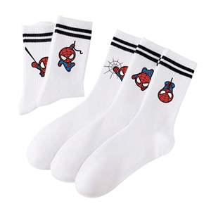 Chaussettes de sport d'été respirantes en coton et élasthanne, côtelées, longueur cheville, avec logo personnalisé par sublimation OEM/ODM - Product Image 2
