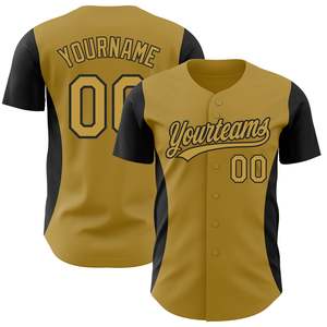 Camiseta de Béisbol Personalizada con el Logotipo de tu Equipo, Impresión Sublimada, Transpirable, de Poliéster, Unisex, para Adultos, Manga Corta, Cierre de Botones - Product Image 1