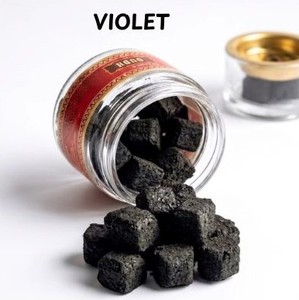Violet <b>Bakhoor</b> Square|Shape Premium Arabian Incense Square Shape for Home & Long-Lasting Violet <b>Oud</b> Fragrance <b>Bakhoor</b> - Product Image 1
