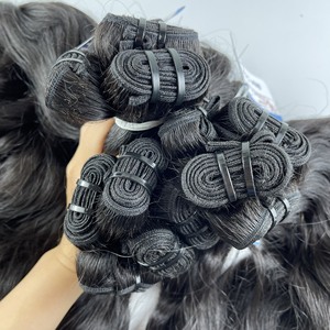 Cheveux humains vietnamiens Double trame de cheveux naturels ondulés extensions de cheveux prêts à expédier trame de génie - Product Image 6