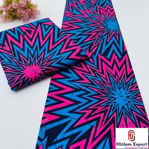 Tissu Popeline Léger 100% Coton Premium avec Imprimé Wax Ankara Imperméable et Résistant aux Déchirures pour Vêtements et Textiles de Maison - Product Image 3
