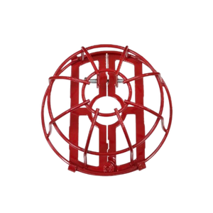 Cage de protection pour sprinklers commerciaux, en acier 3/4" thermolaqué rouge, modèle QF SG3427R, pour incendies de classe A/B et protection aéroportuaire - Product Image 2