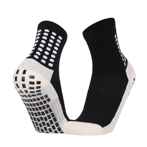 Wholesale High Quality Custom Embroidery Logo Soccer Football <b>Socks</b> Men's Anti Slip Grip Cotton Sports Youth Designer Print - Product Image 2