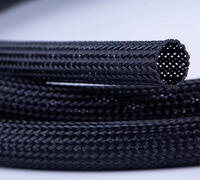 Manchon extensible tressé en nylon Sunbow EBS-003 pour la gestion des câbles avec une résistance de 600 V
