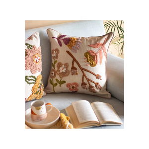 Trendy Boho Tufted Vibrant 100% algodón bordado Chic hecho a mano suave sensación 20x20 pulgadas disponibles para OEM ODM y cojines al por menor - Product Image 4