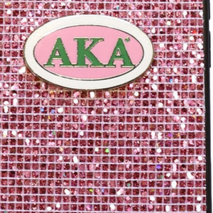 AKA เคสป้องกันไอโฟนสีชมพูกลิตเตอร์ไรน์สโตน บลิง คัฟเวอร์คริสตัลประกายกันกระแทกโทรศัพท์แฟชั่น - Product Image 6