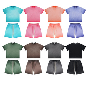 เสื้อยืดคอตตอนหนาน้ำหนักมากทรงโอเวอร์ไซส์ สไตล์วินเทจ ล้างสีแบบแอซิดวอช พร้อมโลโก้สั่งทำพิเศษ สำหรับผู้ชายไซส์พลัส สตรีทแวร์ - Product Image 4
