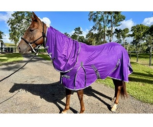 Custom Design Horse Summer Rugs Soft Fleece Waterproof Reinforced Ripstop Outer Layer Comfortable Nylon Inner Lining Adjustable - Product Image 6