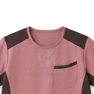 Blouse de travail pour infirmières, col rond, manches courtes, pour le personnel médical, les hôpitaux, les cliniques et les professionnels de laboratoire - Product Image 6