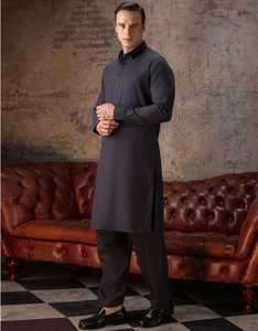 Traje Shalwar Kameez para Hombre, Diseño 2026, Ligero y Transpirable, de Algodón, Manga Larga, Informal, para Oraciones del Eid, Hecho en Fábrica - Product Image 1