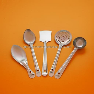 Heavy Duty Stainless Steel Serving Spoon Mirror Finish Long Handle Kitchen <b>Tool</b> Wholesale Export Supplier - Product Image 3