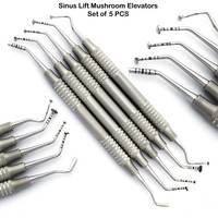 Kit d'instruments chirurgicaux dentaires pour implant de lifting nasal à base de champignons, outils manuels en acier inoxydable, pour chirurgie buccale, usage hospitalier, certifié CE